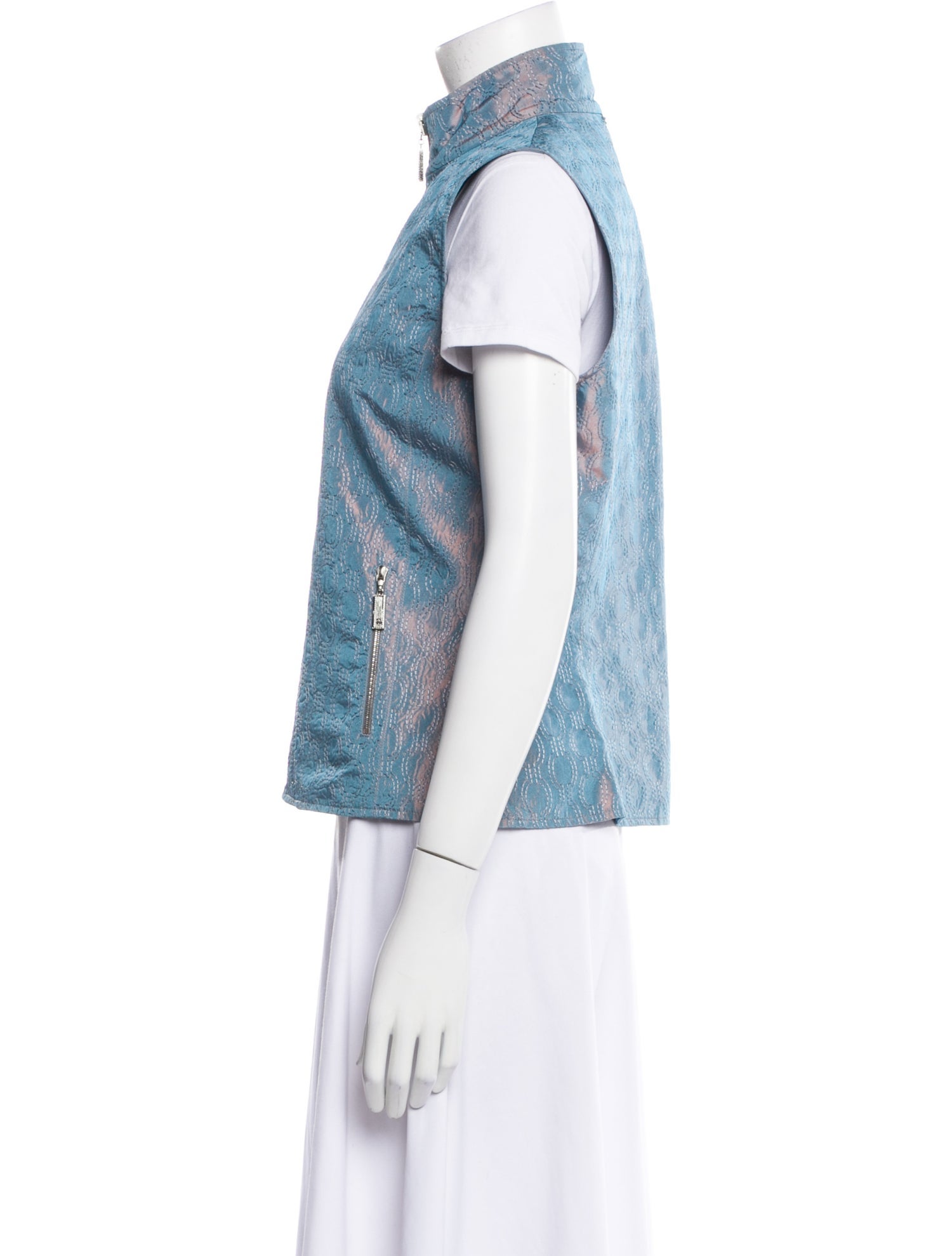 St. John Printed Vest