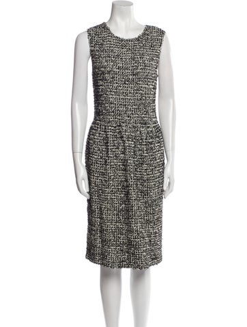 St. John Dresses Bateau Neckline Midi Length Dress US 8 | M