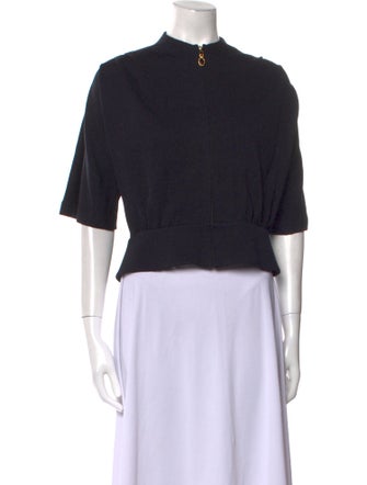 St. John Mock Neck Sweater