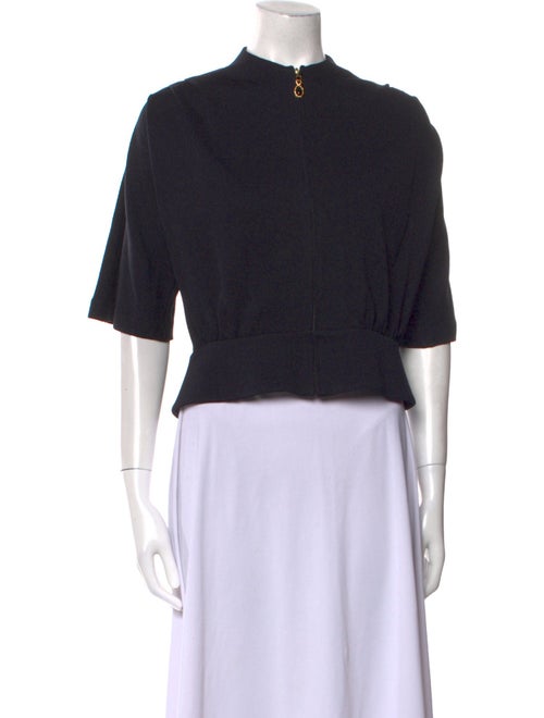 St. John Mock Neck Sweater