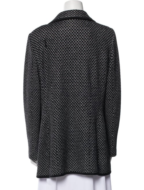 St. John Wool Polka Dot Print Blazer