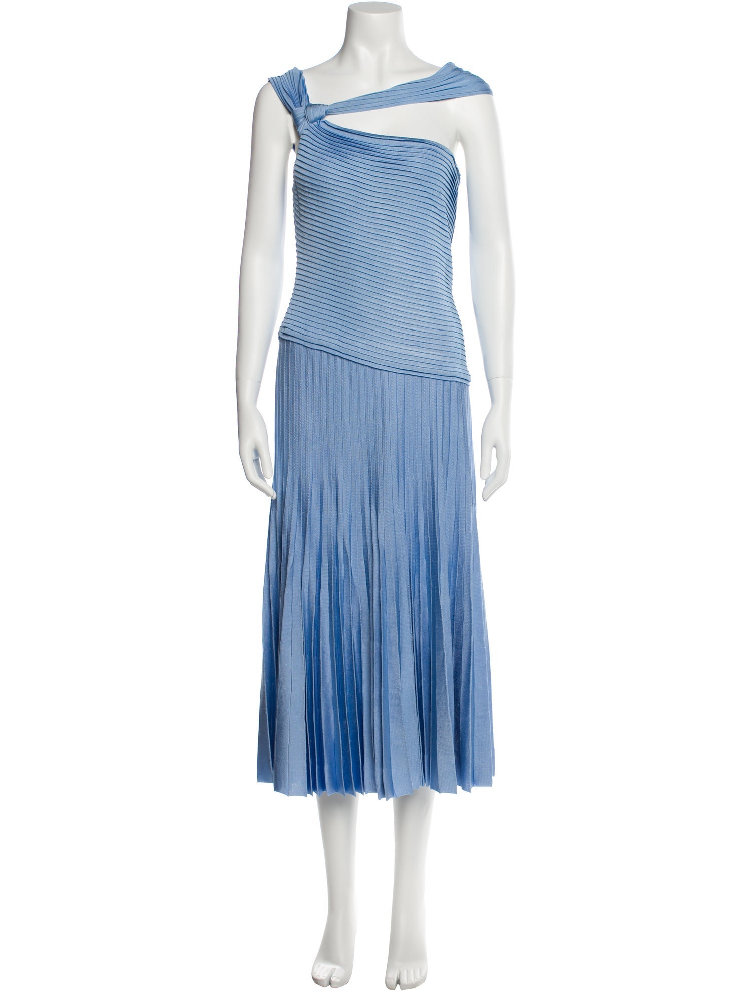 St. John One-Shoulder Long Dress w/ Tags