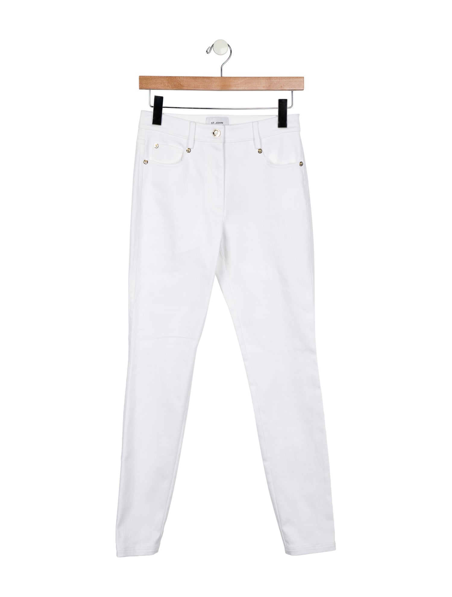 St. John Mid-Rise Skinny Leg Jeans