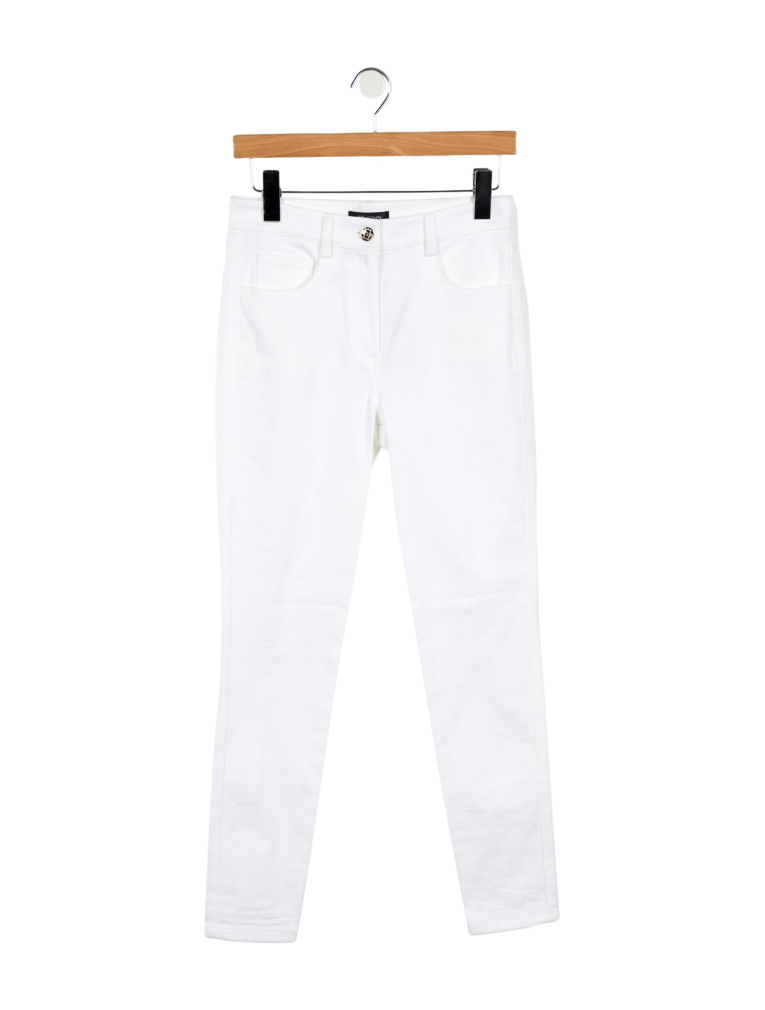 St. John Mid-Rise Skinny Leg Jeans w/ Tags