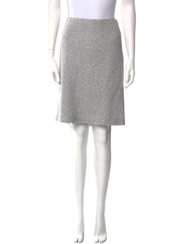 St. John Skirts Tweed Pattern Knee-Length Skirt US 14 | XL