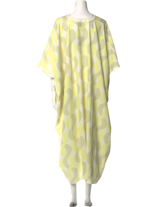 St. John Printed Long Dress