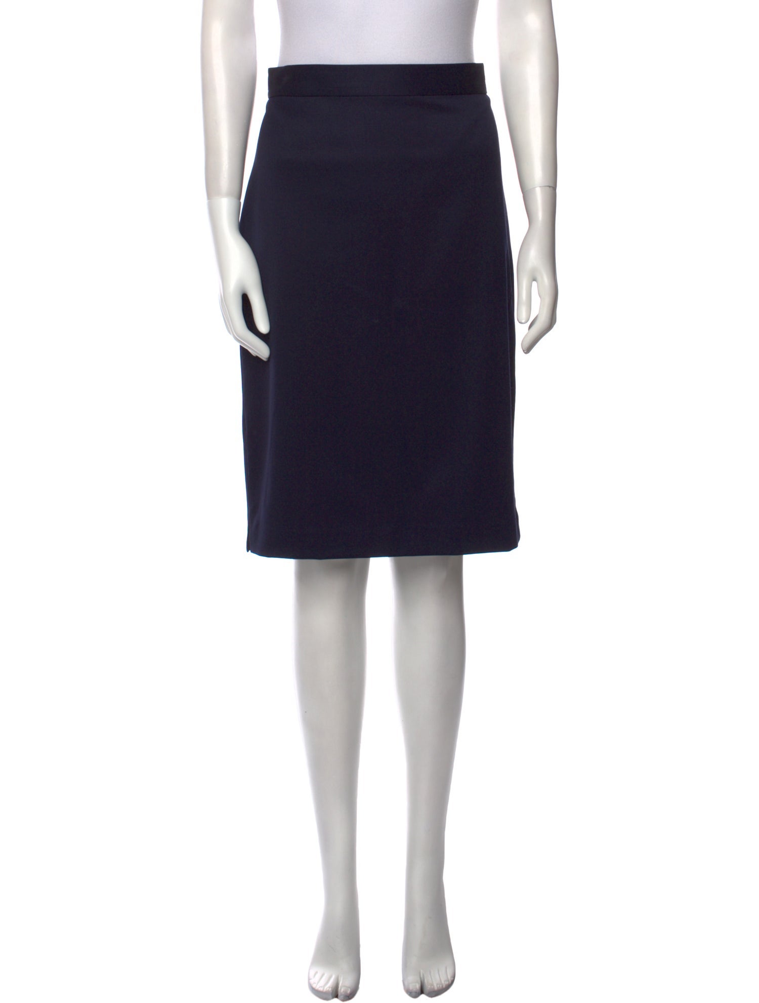 St. John Wool Knee-Length Skirt