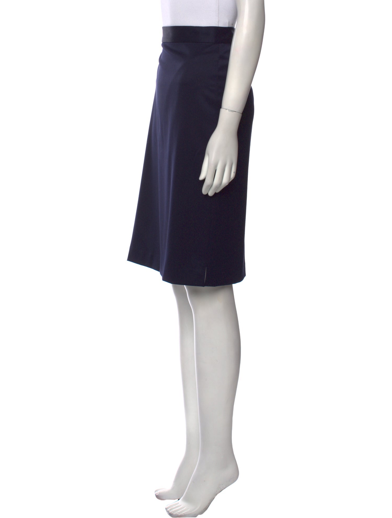 St. John Wool Knee-Length Skirt