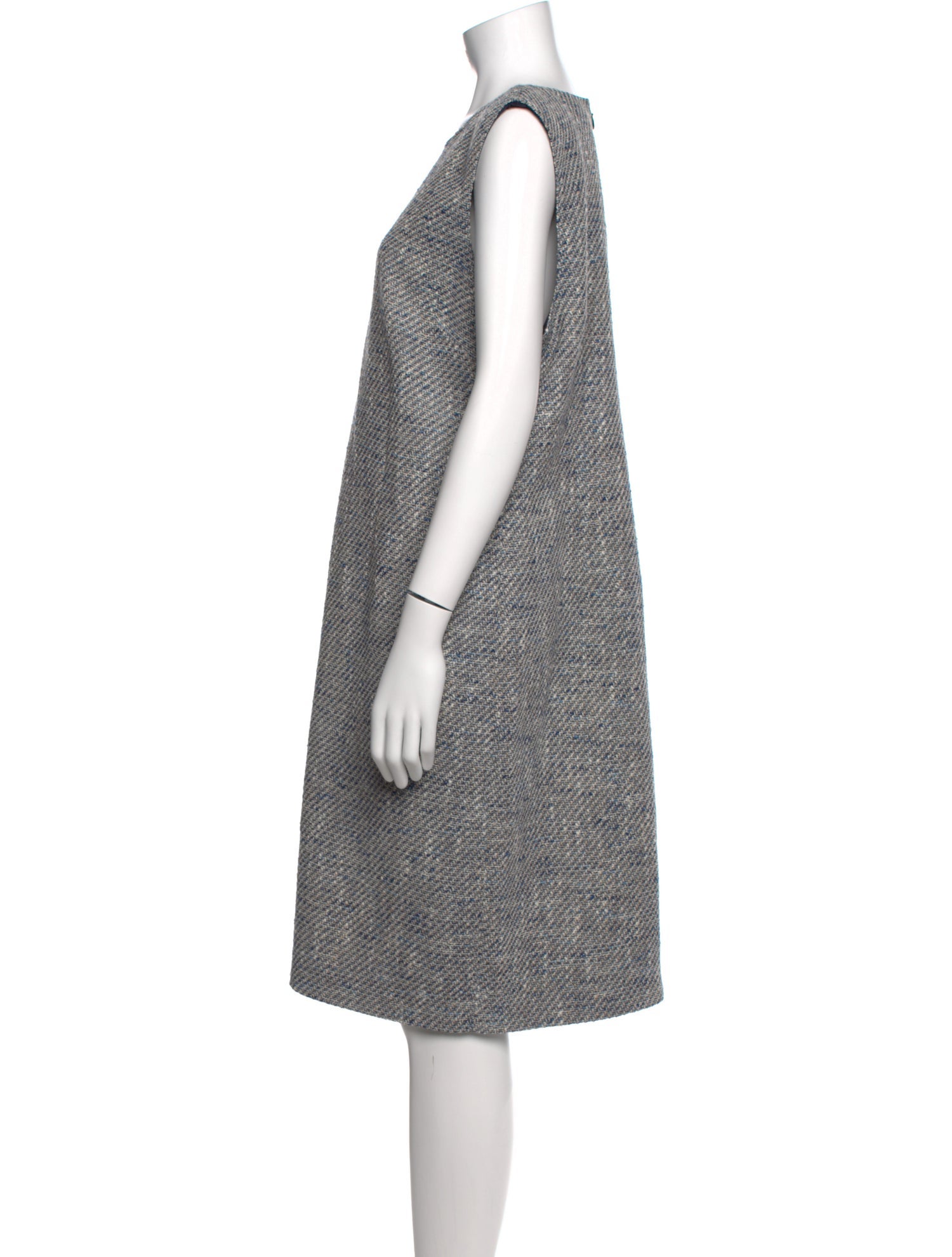 St. John Bateau Neckline Midi Length Dress w/ Tags