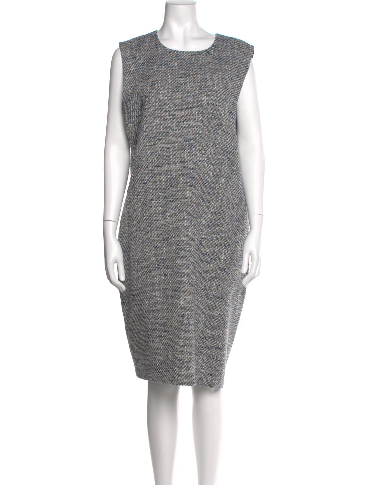 St. John Crew Neck Midi Length Dress w/ Tags