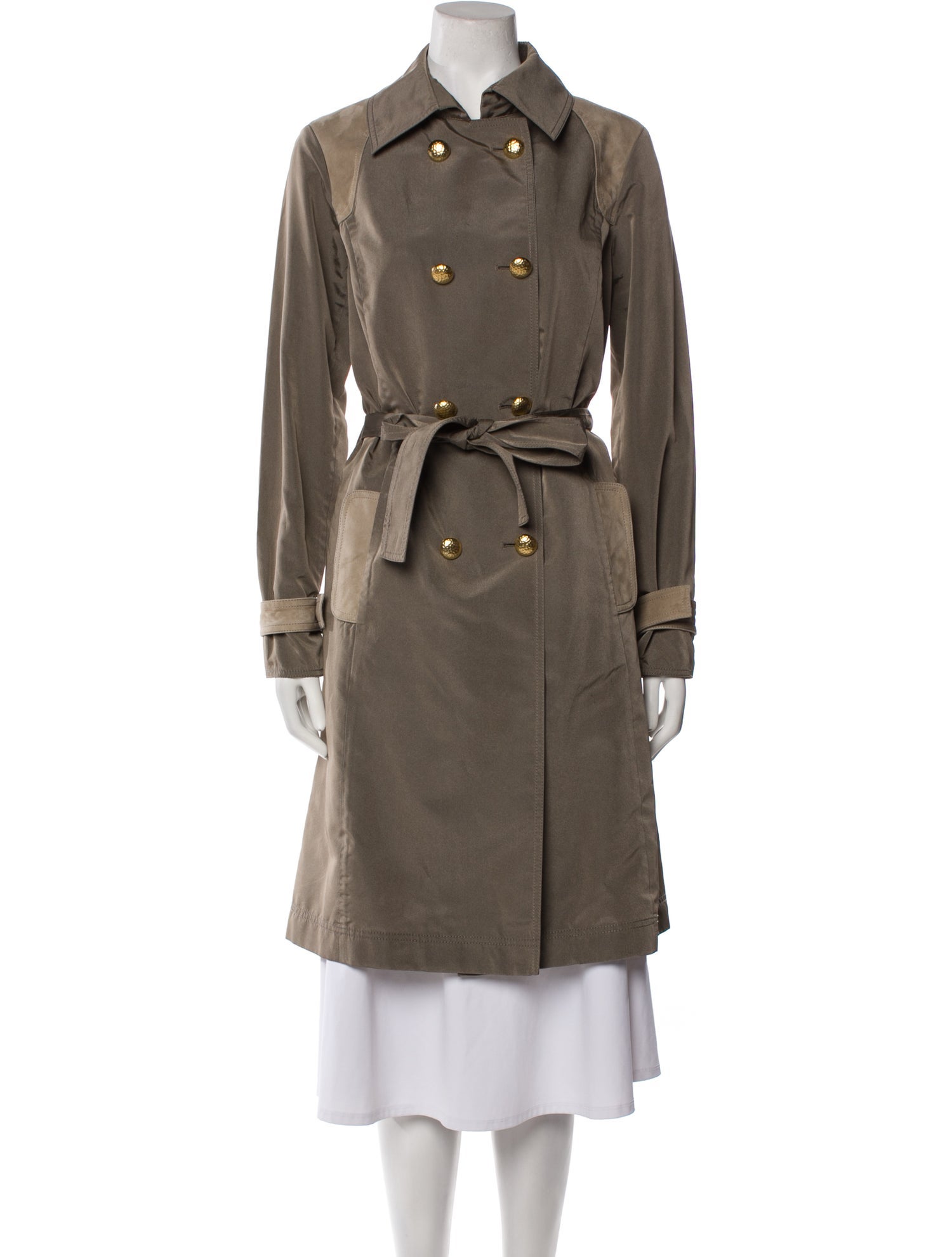 St. John Trench Coat - Neutrals Coats, Clothing - STJ277831 | The RealReal