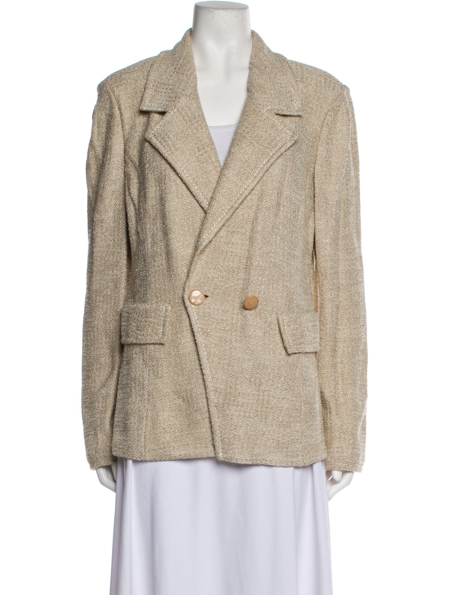St. John Tweed Pattern Blazer