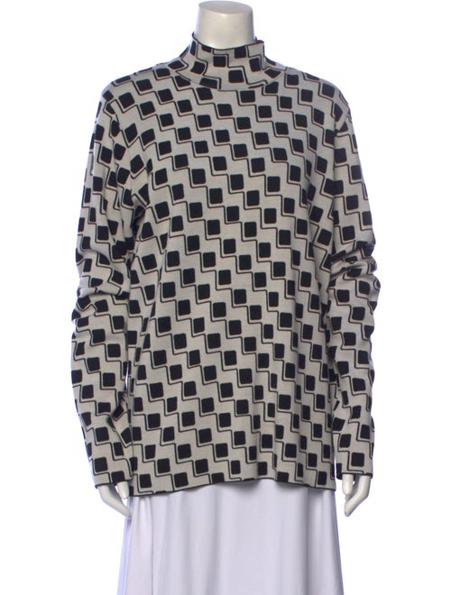 St. John Wool Printed Sweater