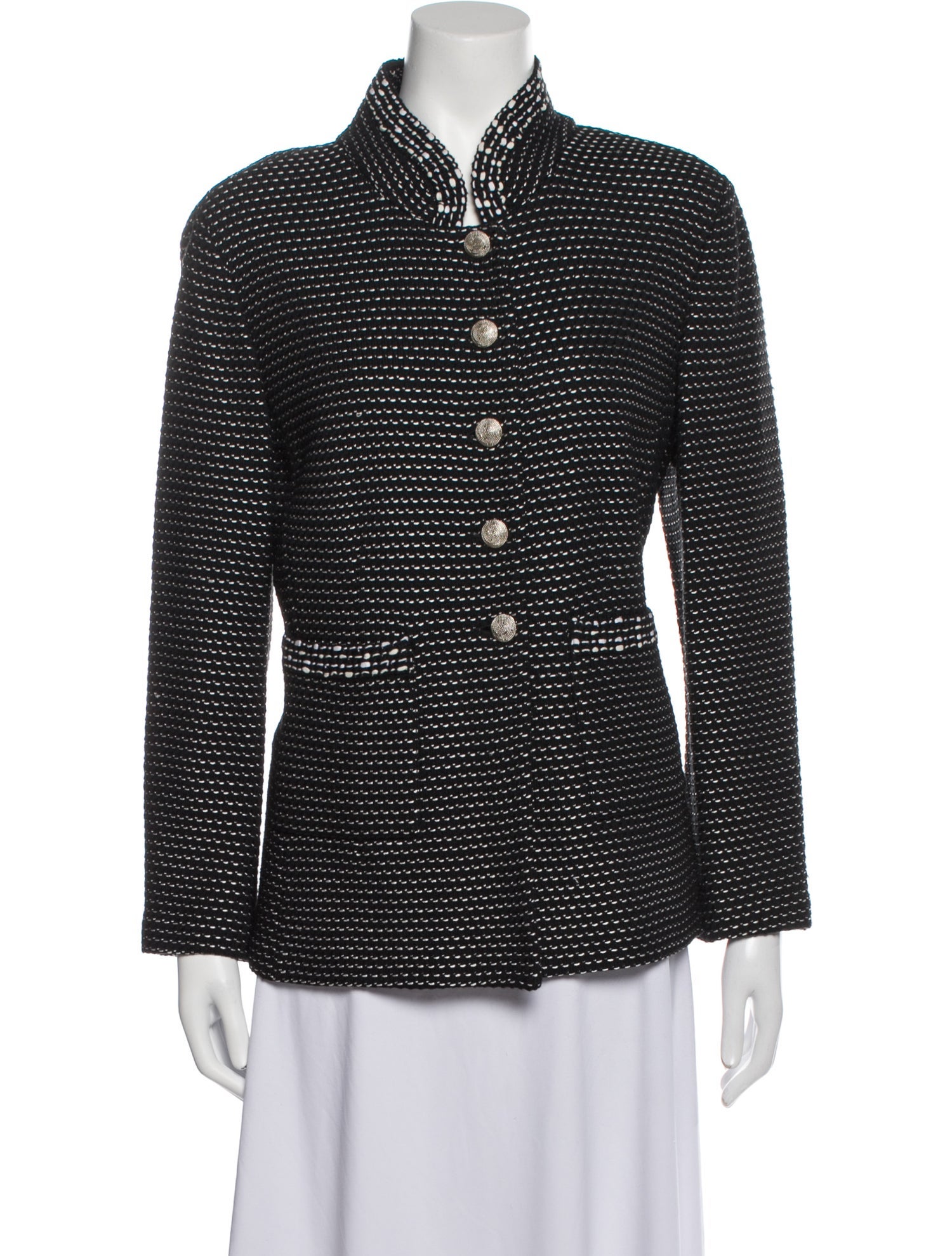 St. John Polka Dot Print Evening Jacket