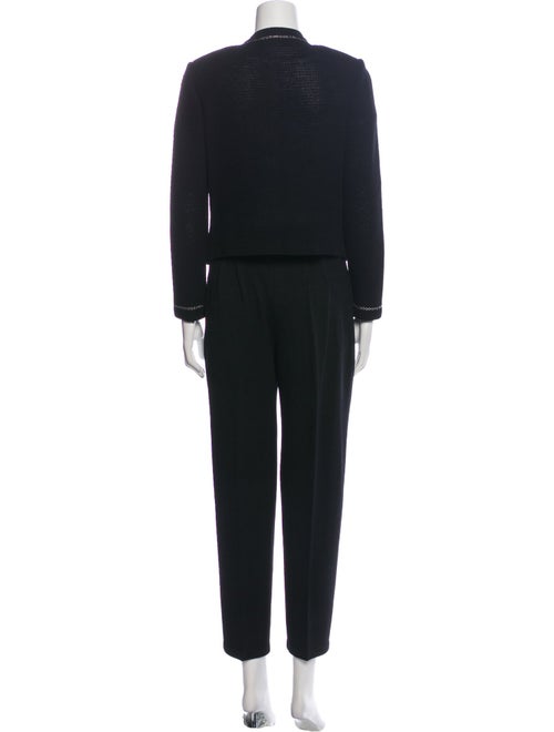 St. John Crystal Embellishments Pant Set