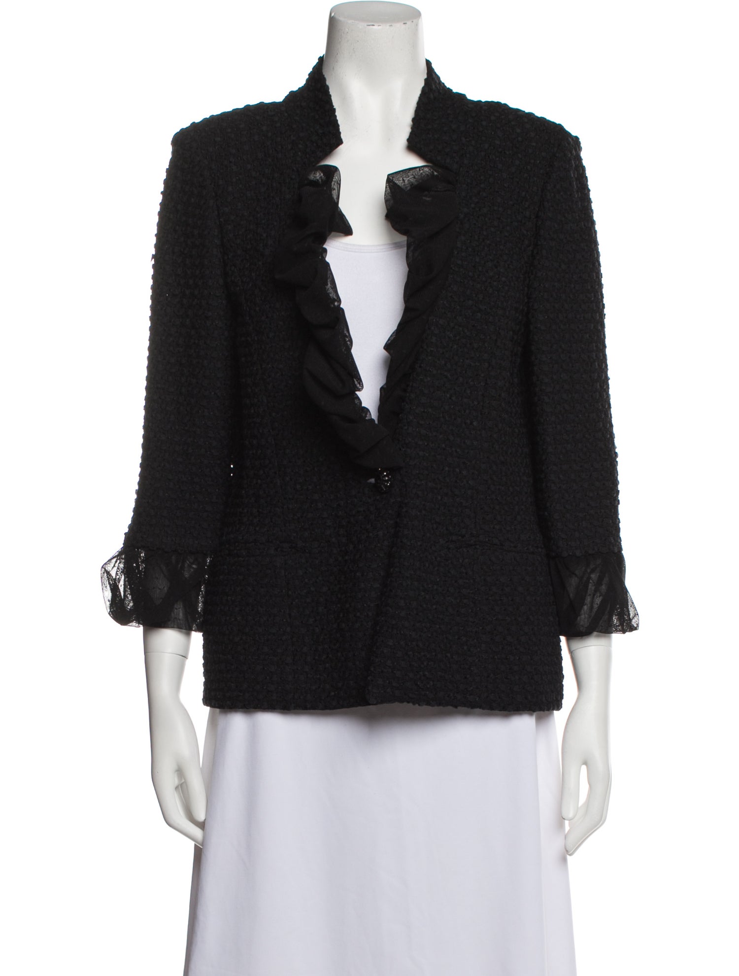 St. John Tweed Pattern Jacket