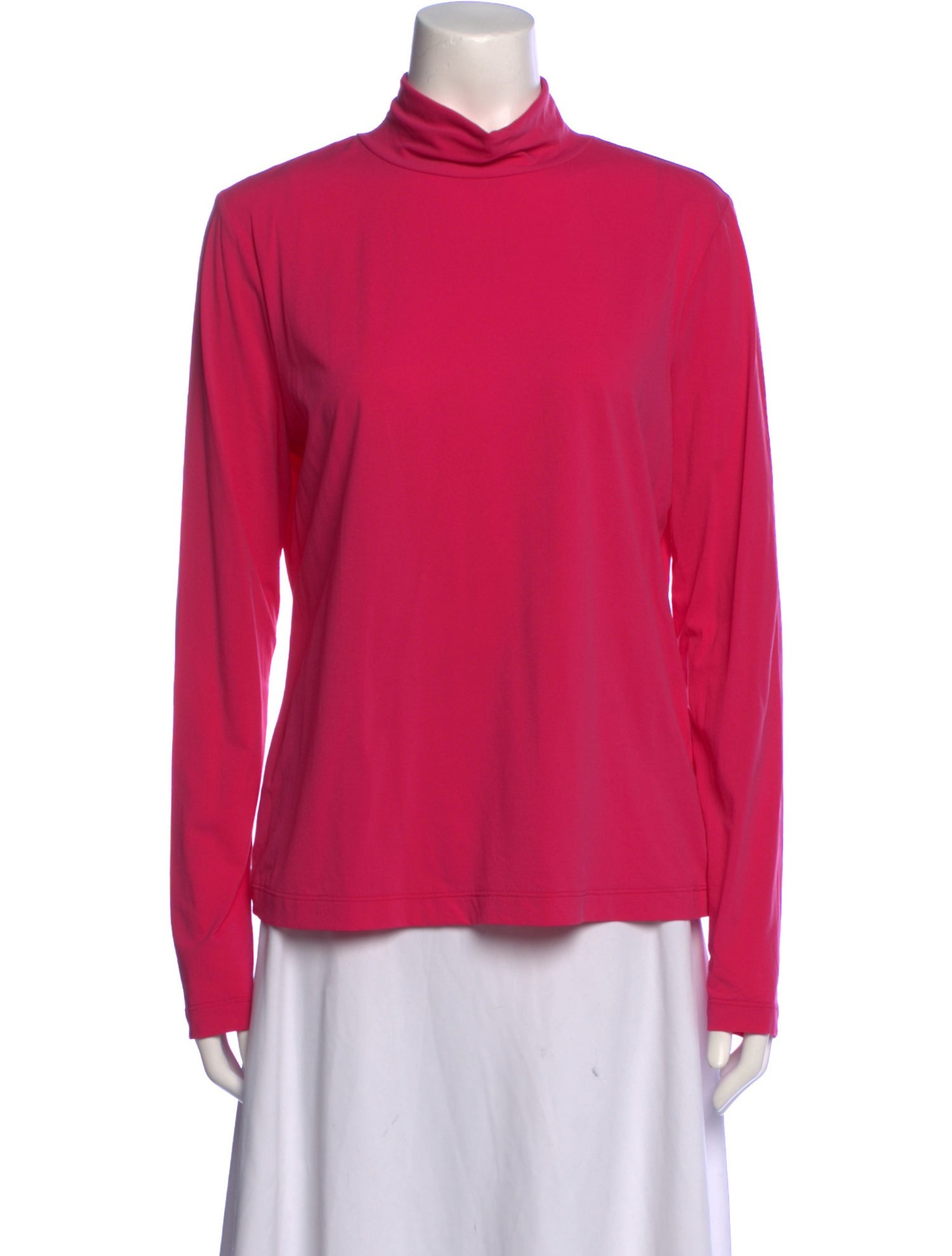 St. John Turtleneck Long Sleeve Top