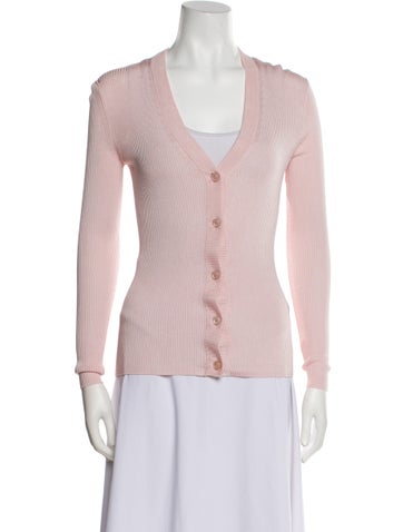 St. John Knitwear Plunge Neckline Sweater S