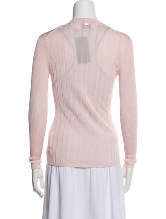 St. John Plunge Neckline Sweater