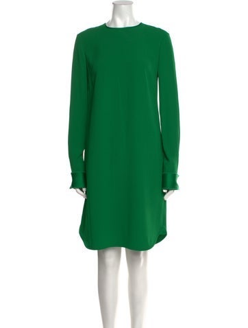 St. John Dresses Crew Neck Knee-Length Dress US 2 | XS