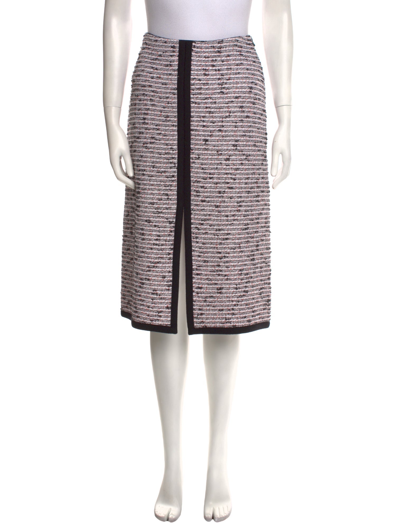 St. John Striped Knee-Length Skirt w/ Tags