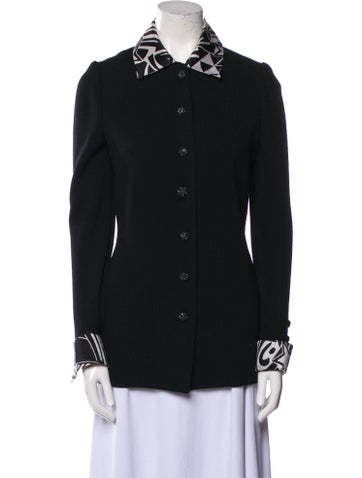 St. John Jackets Silk Printed Evening Jacket XS