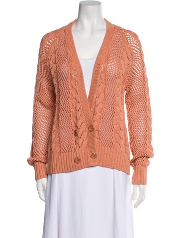 St. John Knitwear Plunge Neckline Sweater S