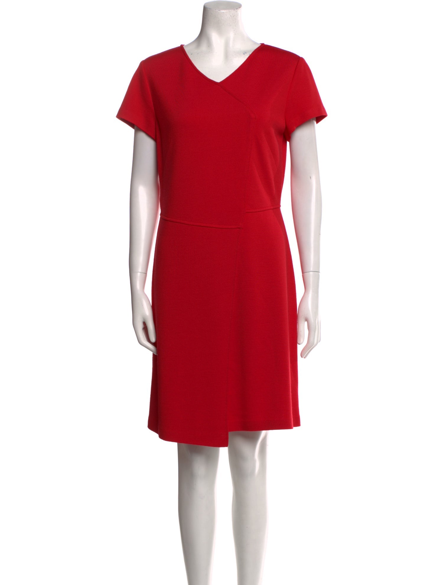 St. John Wool Knee-Length Dress