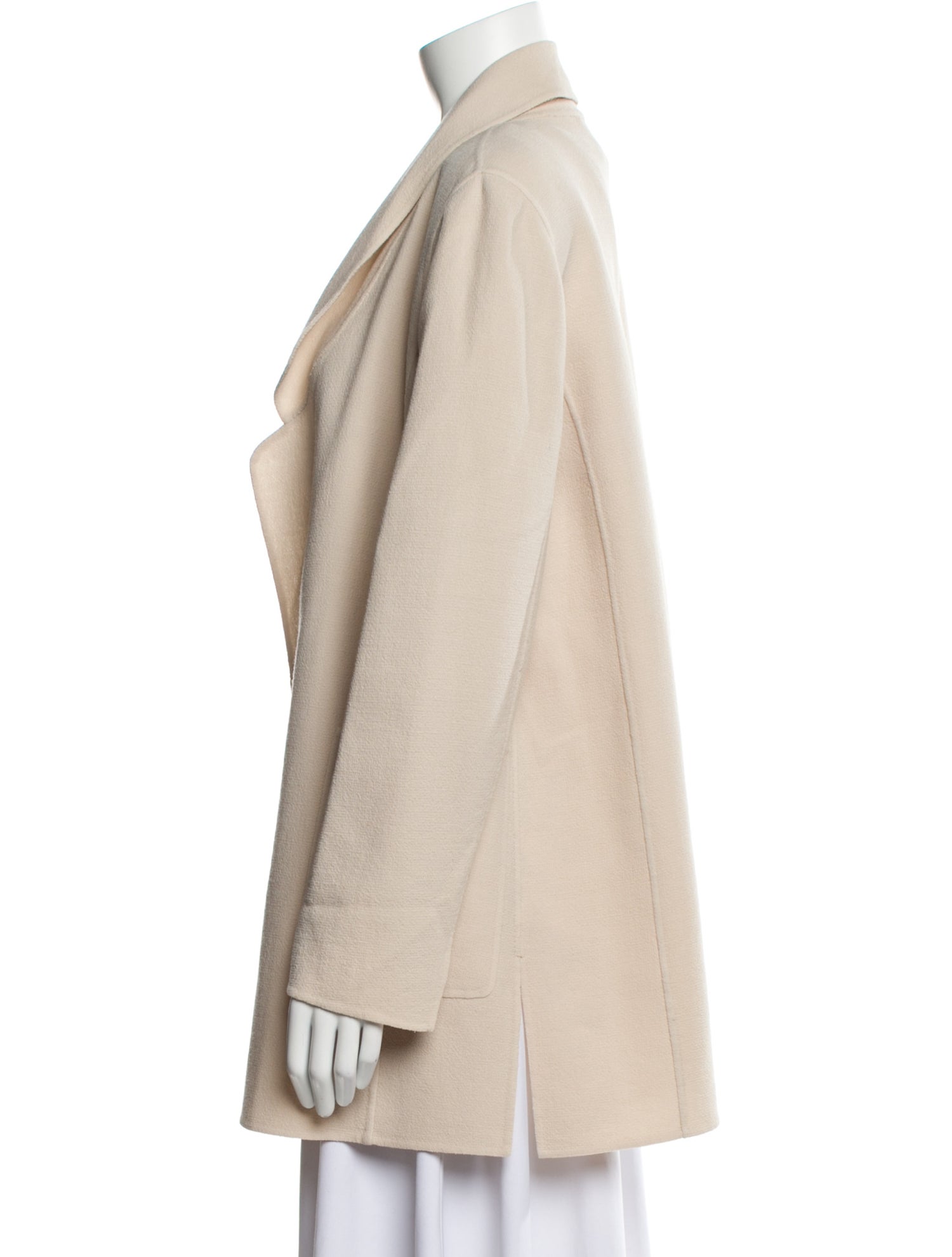 St. John Wool Open Front Sweater