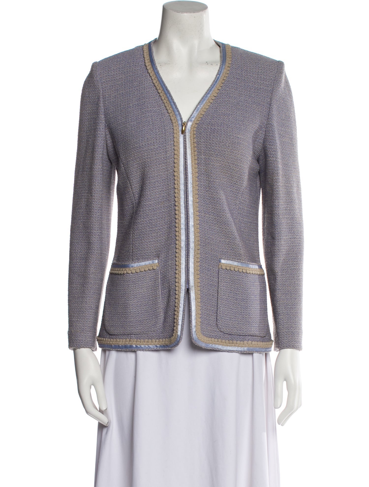 St. John Tweed Pattern Evening Jacket