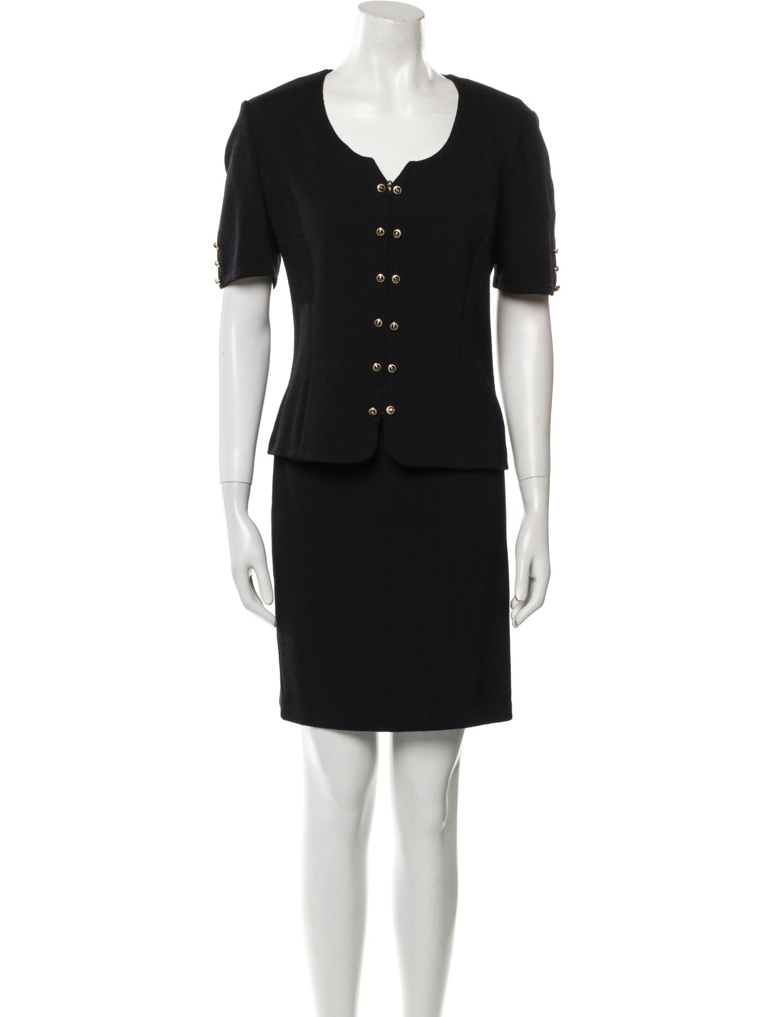 St. John Wool Skirt Set