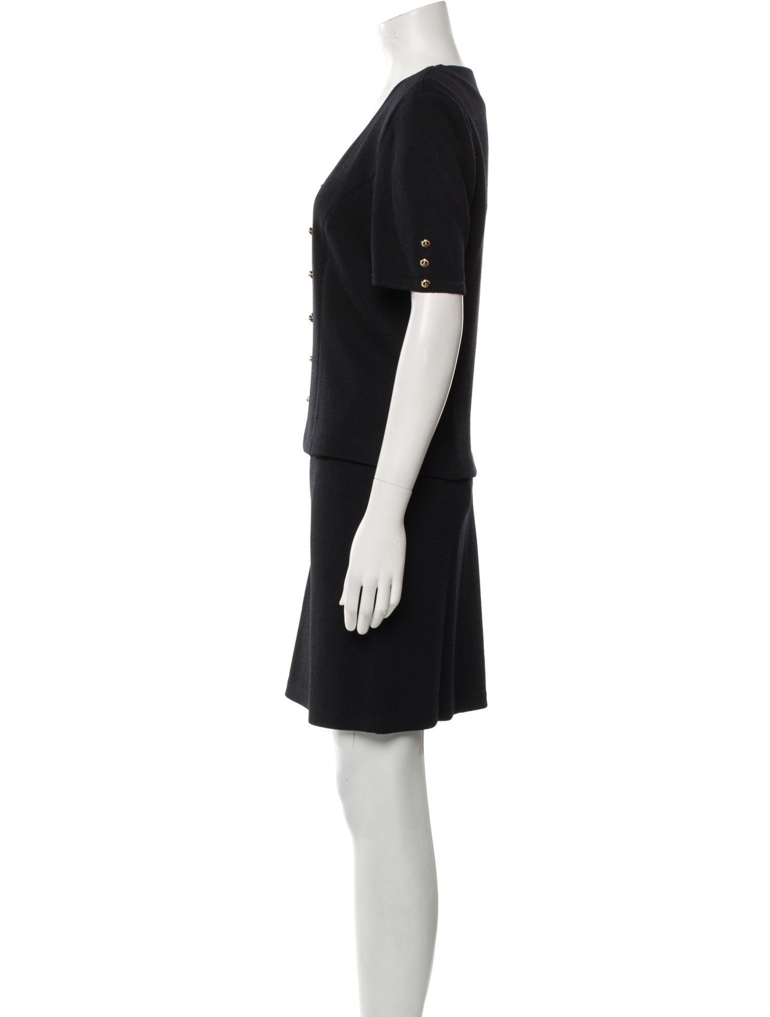 St. John Wool Skirt Set