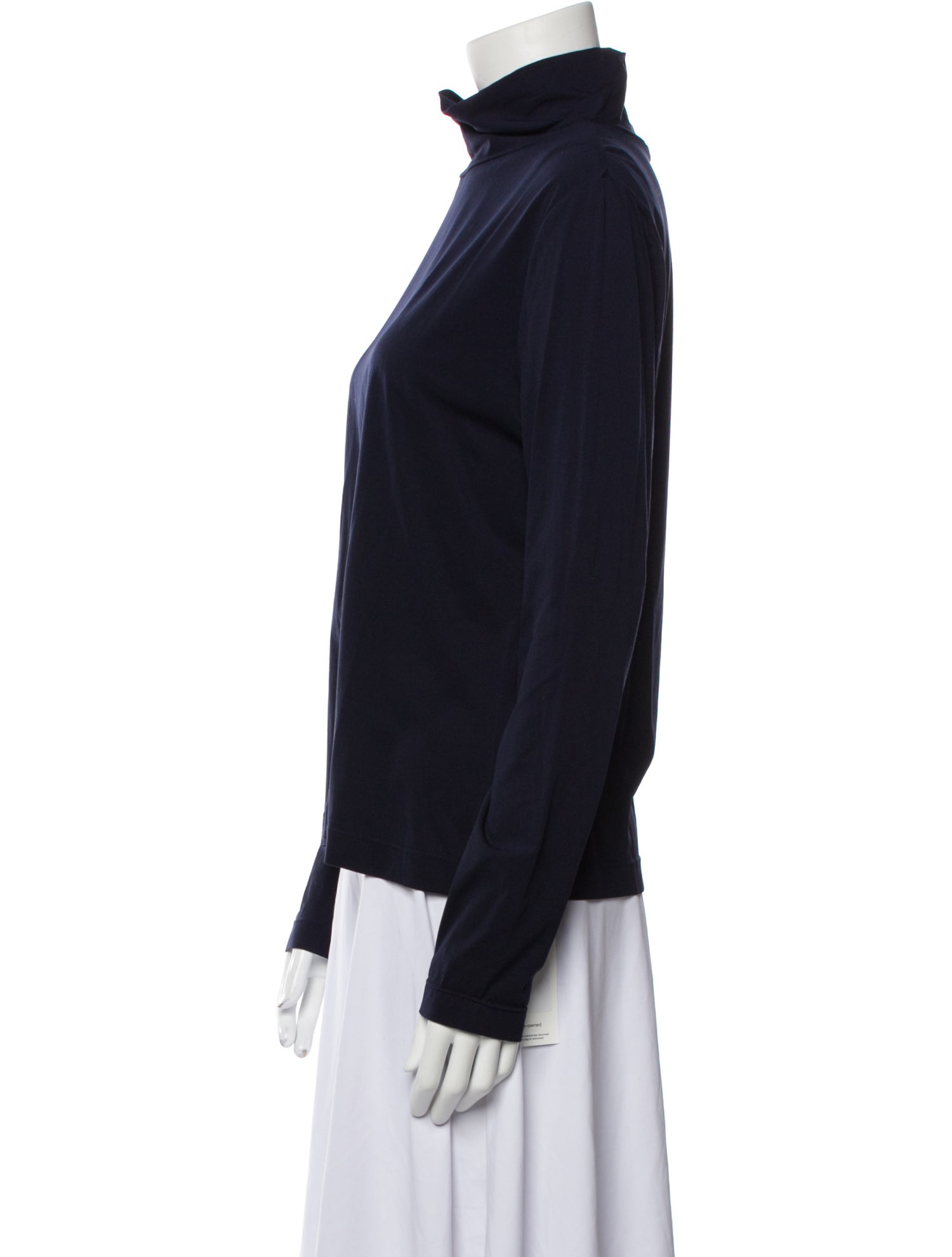 St. John Nylon Mock Neck Sweatshirt