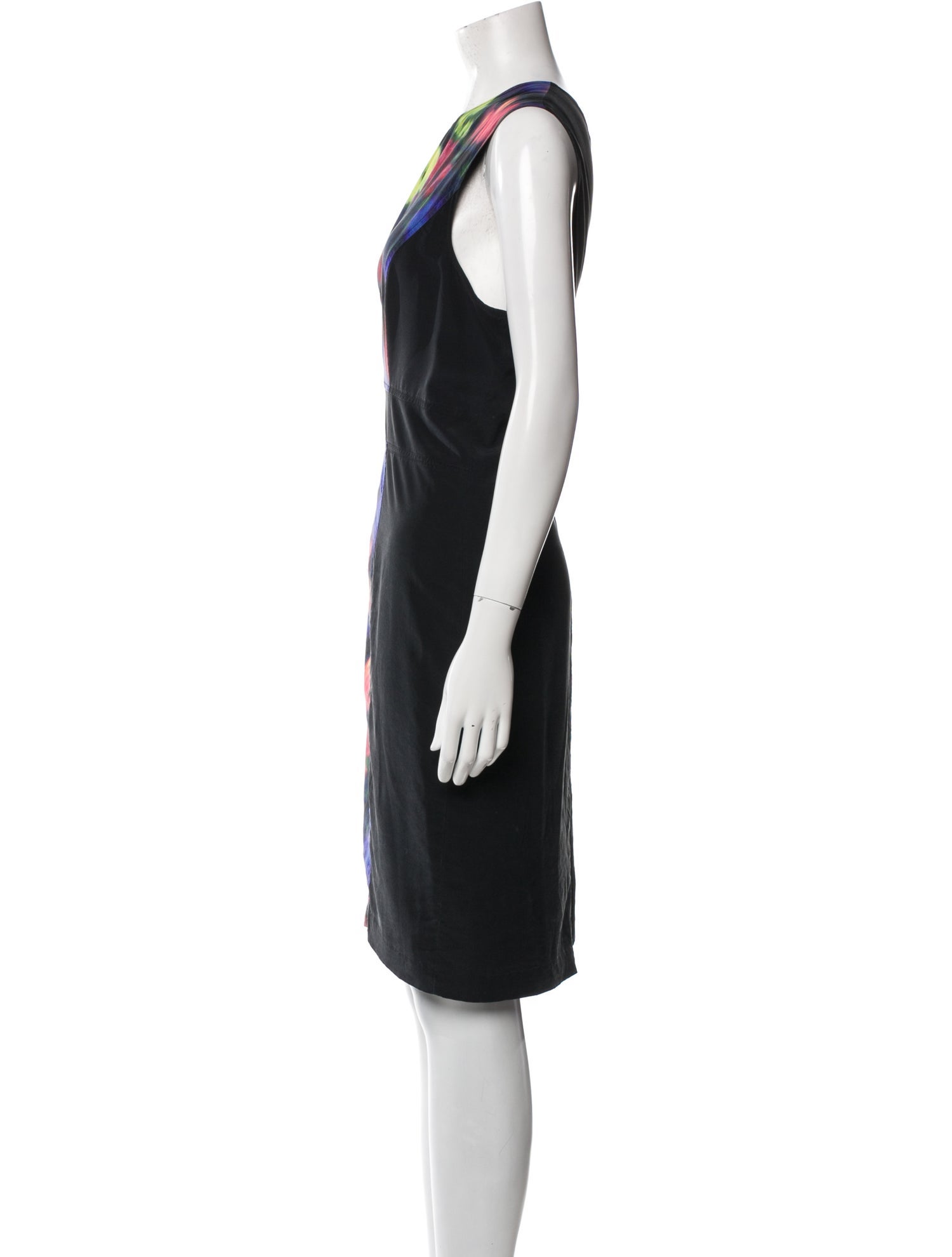St. John Silk Knee-Length Dress