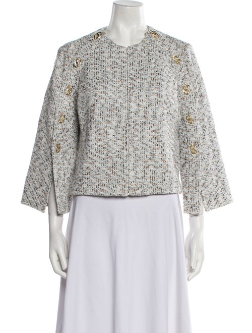 St. John Tweed Pattern Evening Jacket