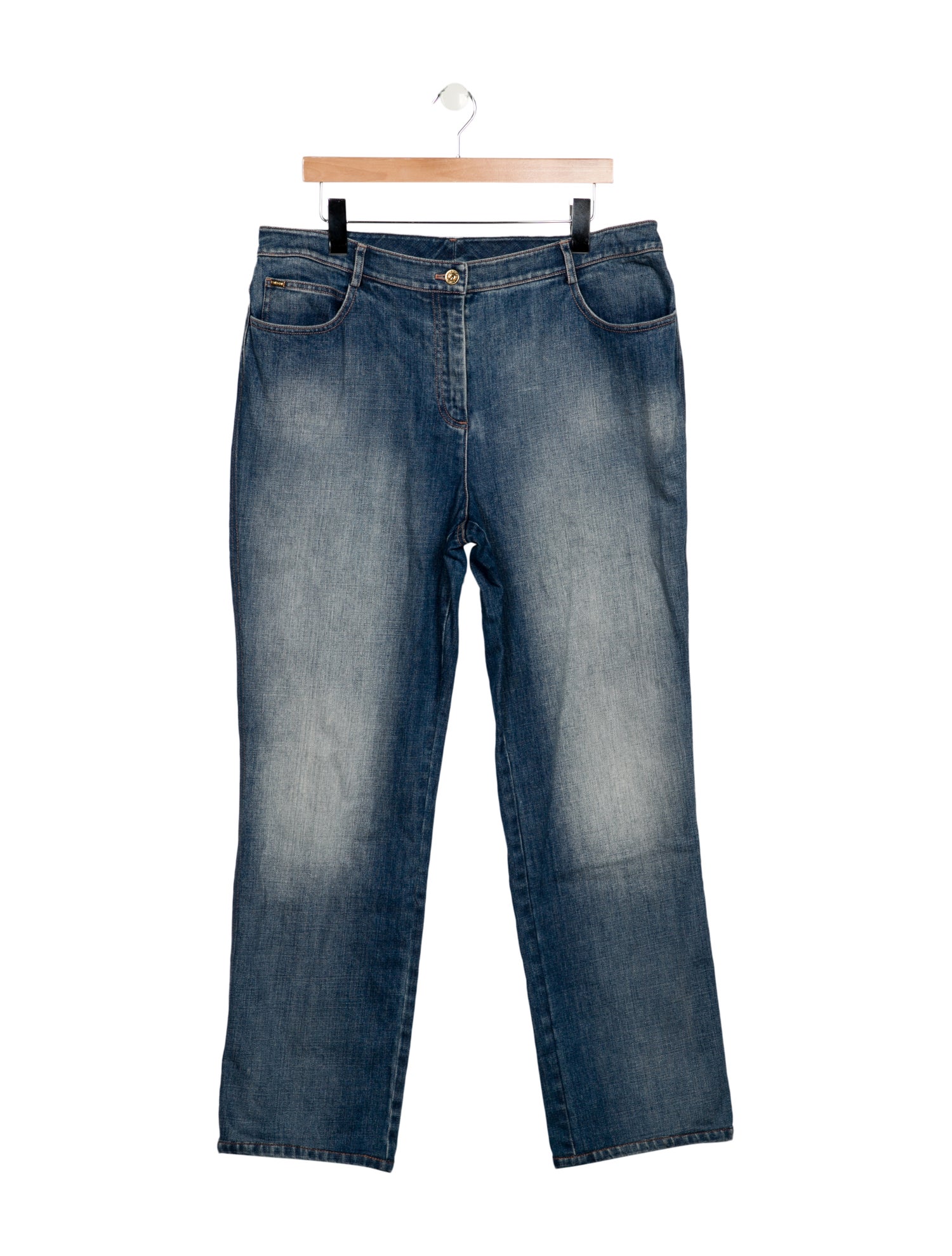 St. John High-Rise Wide Leg Jeans