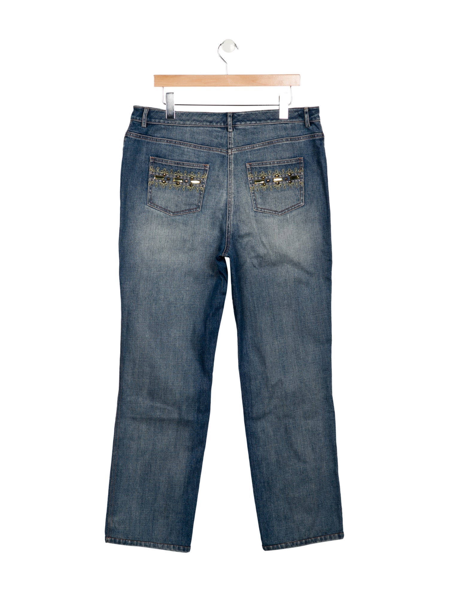 St. John High-Rise Wide Leg Jeans