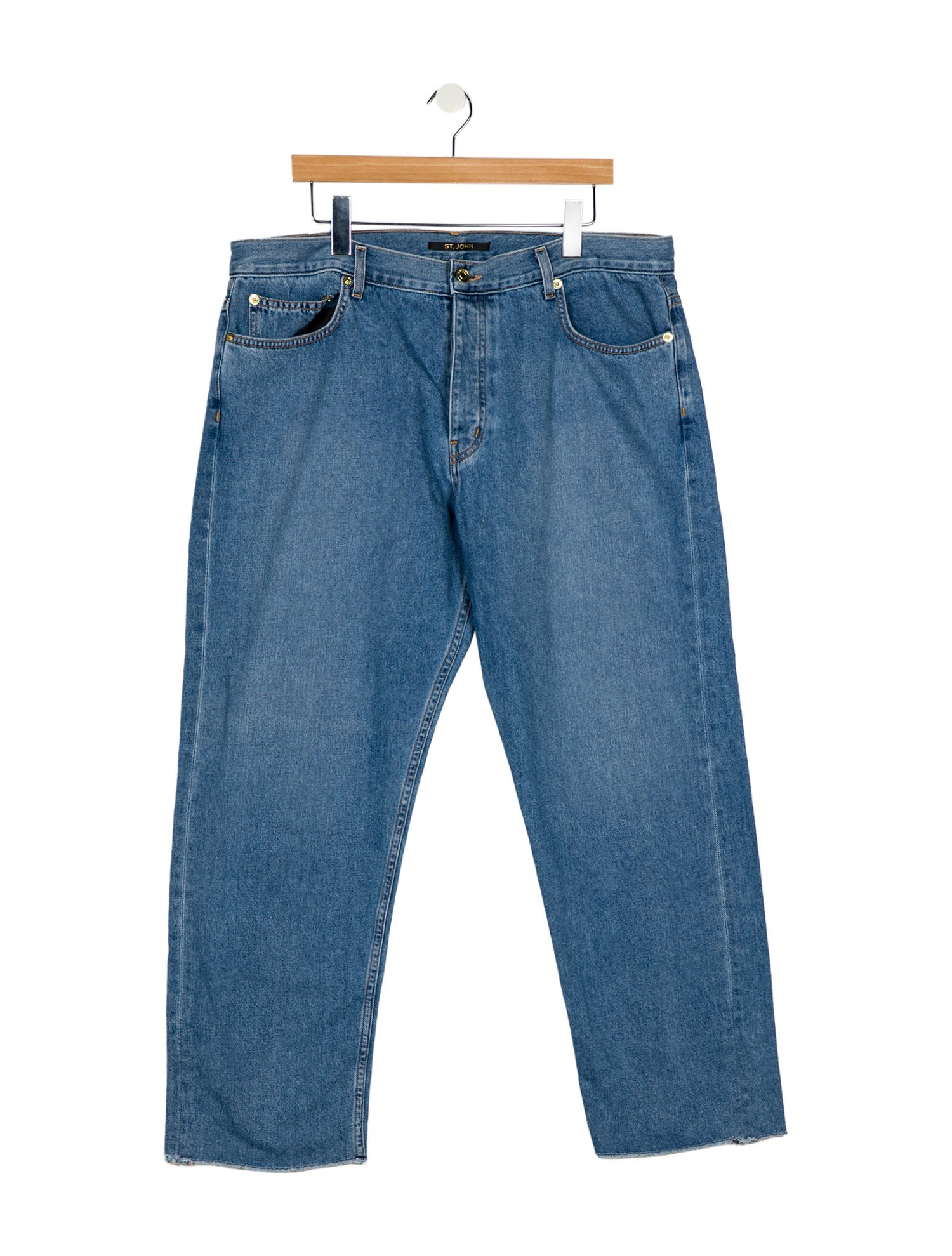 St. John High-Rise Wide Leg Jeans