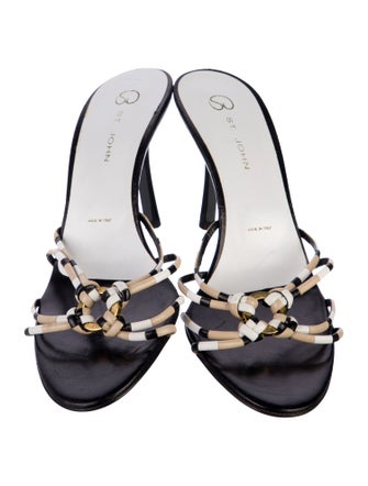 St. John Leather Slides