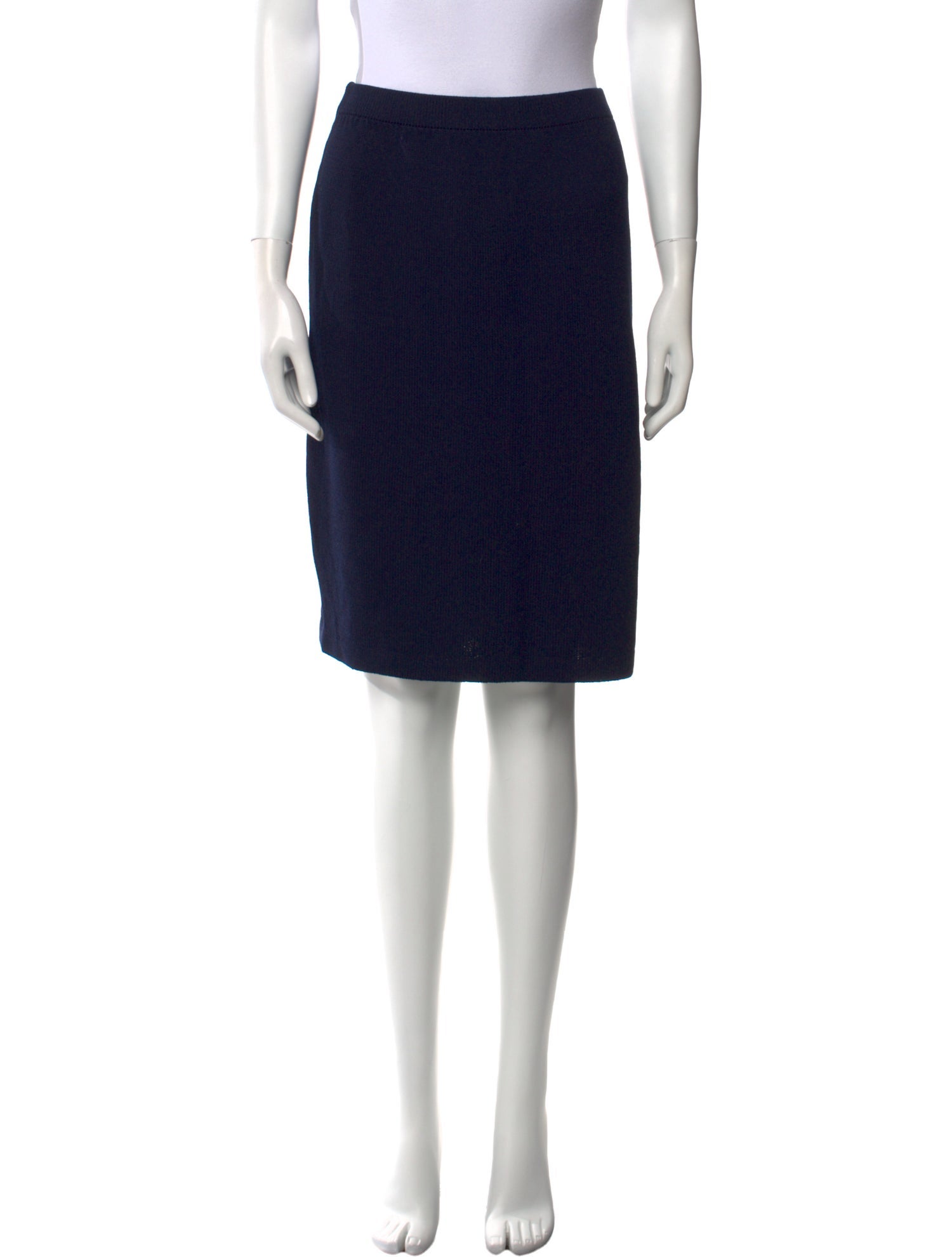 St. John Wool Knee-Length Skirt