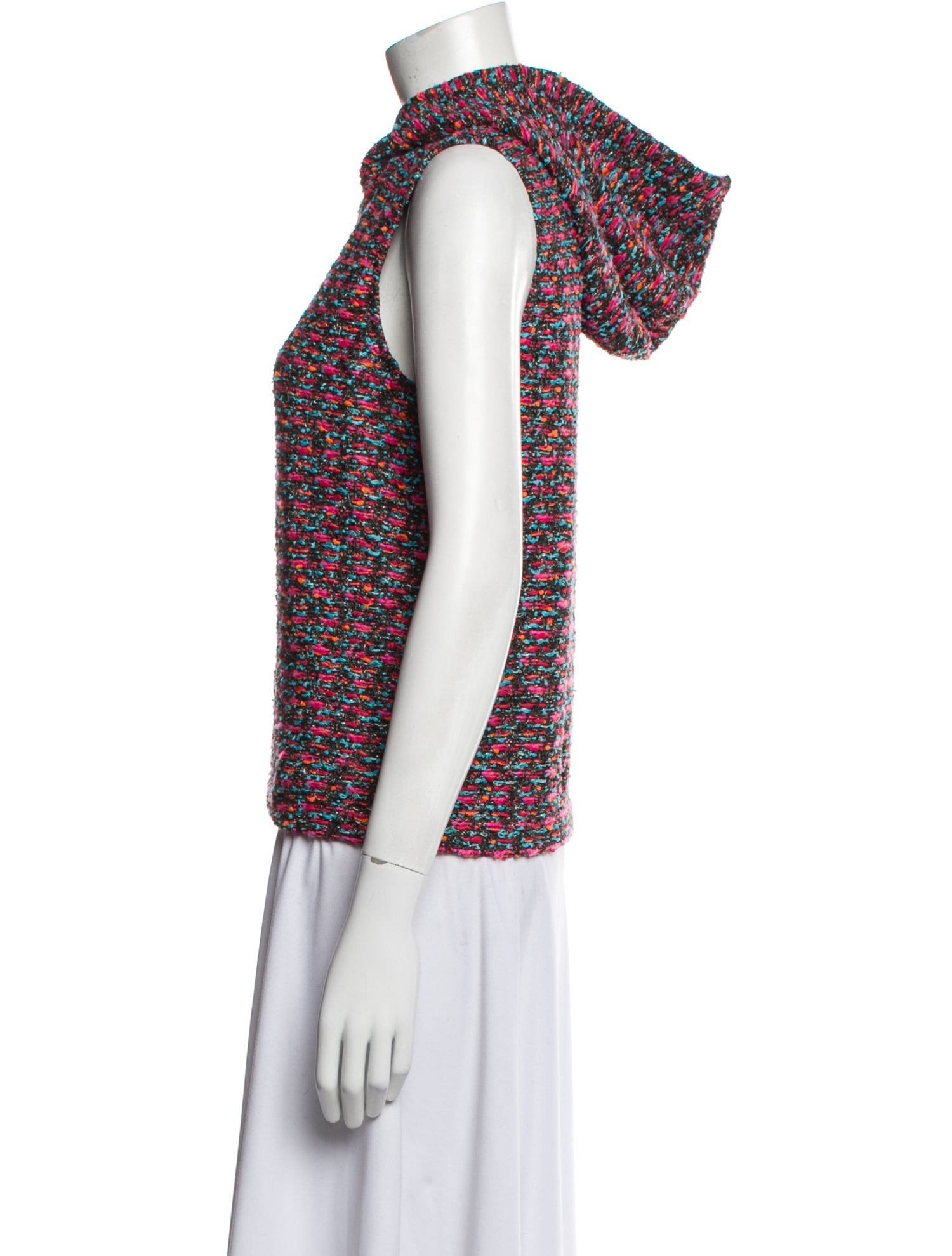 St. John Wool Printed Vest