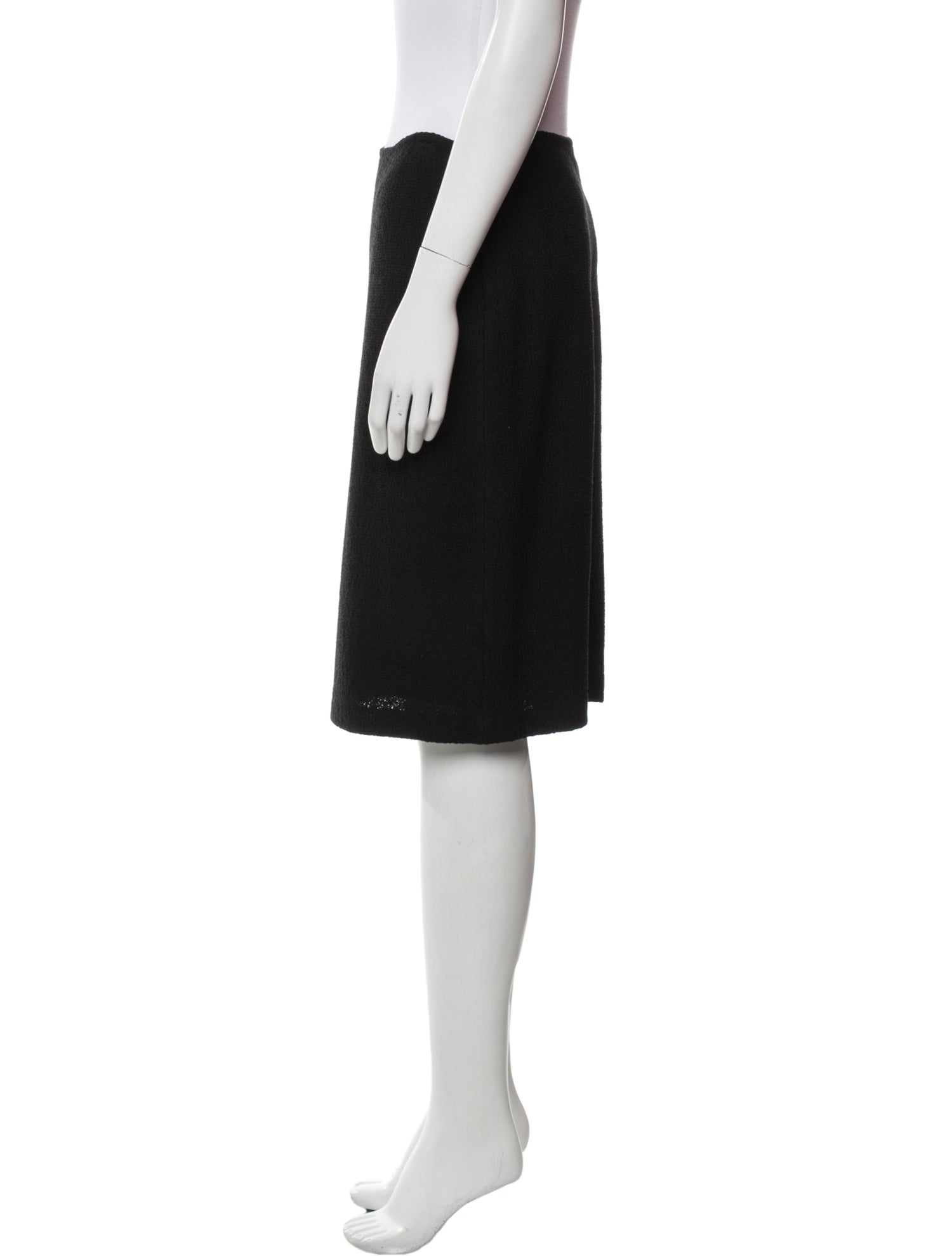 St. John Wool Knee-Length Skirt