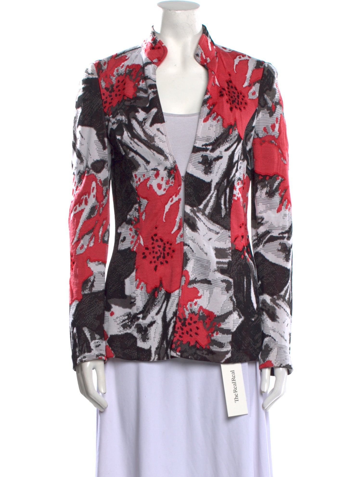 St. John Wool Printed Blazer