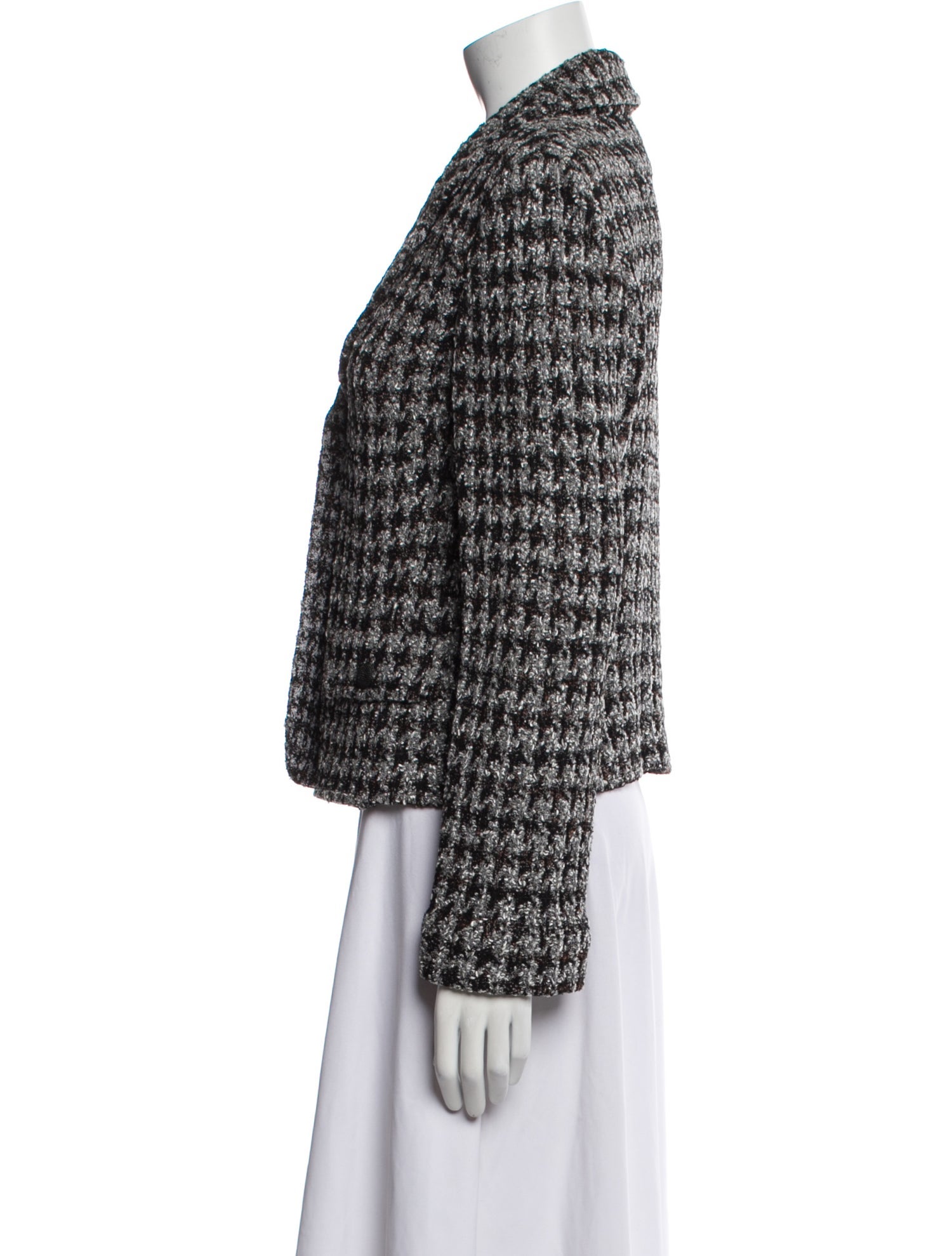St. John Tweed Pattern Blazer