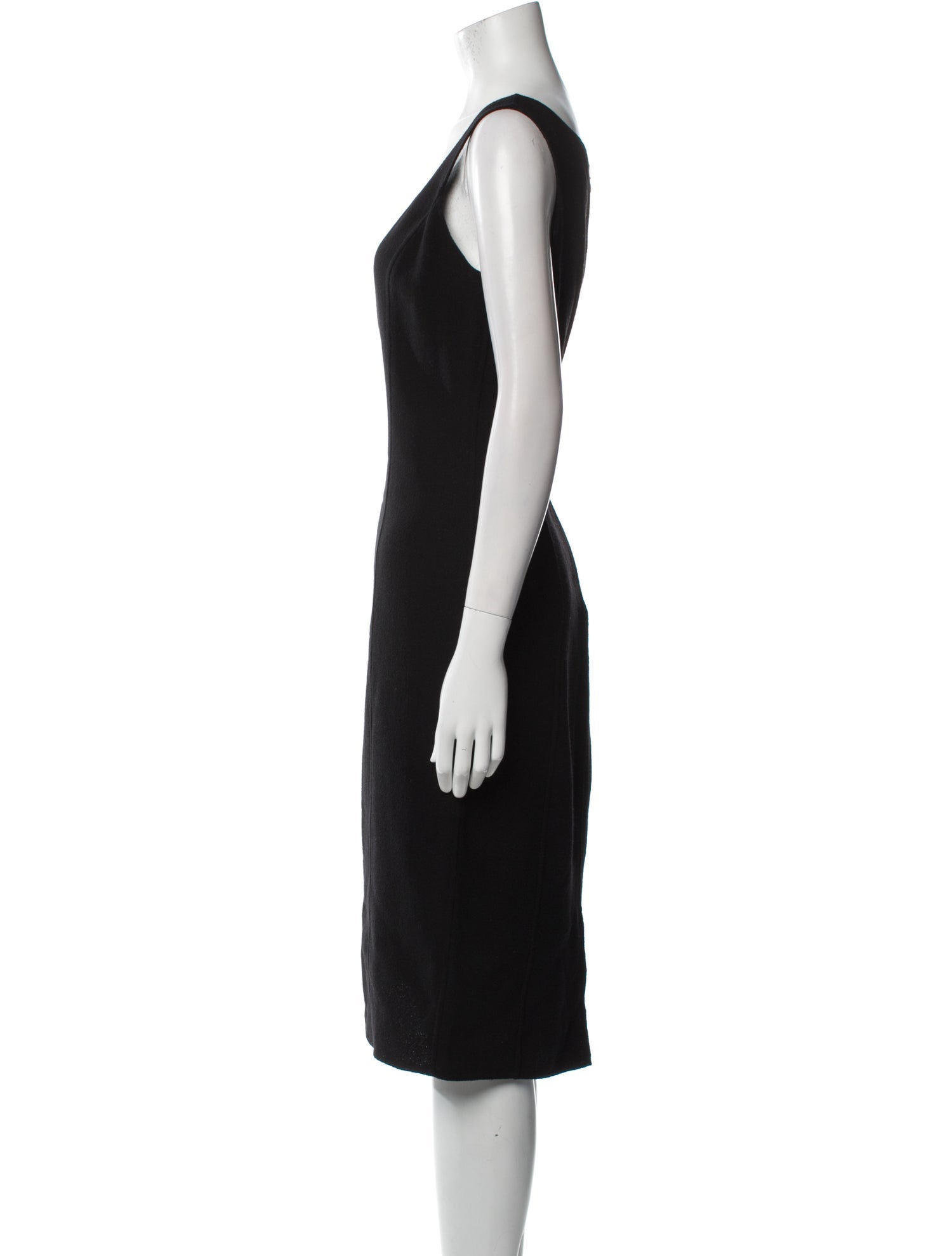St. John Wool Midi Length Dress