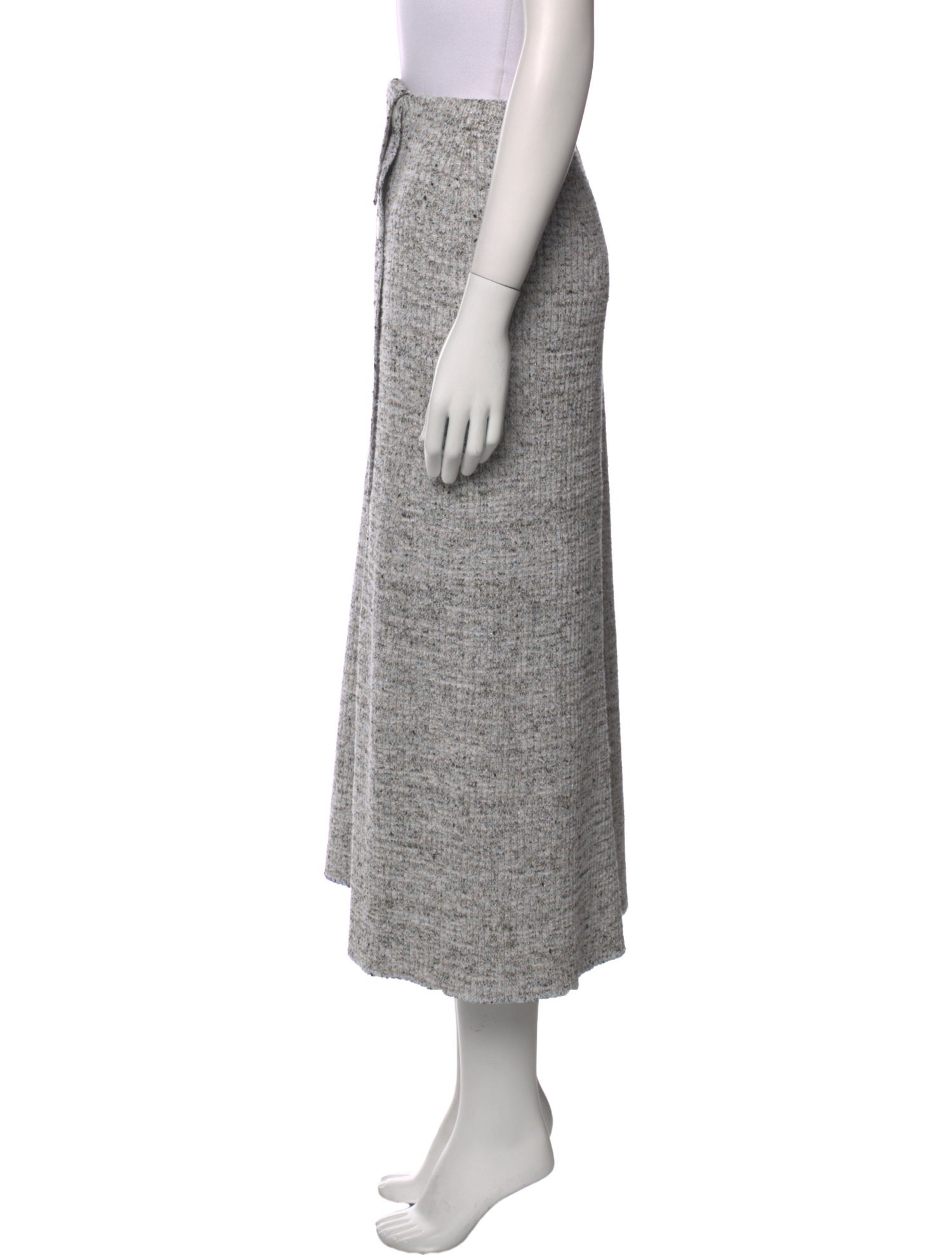 St. John Glitter Accents Midi Length Skirt