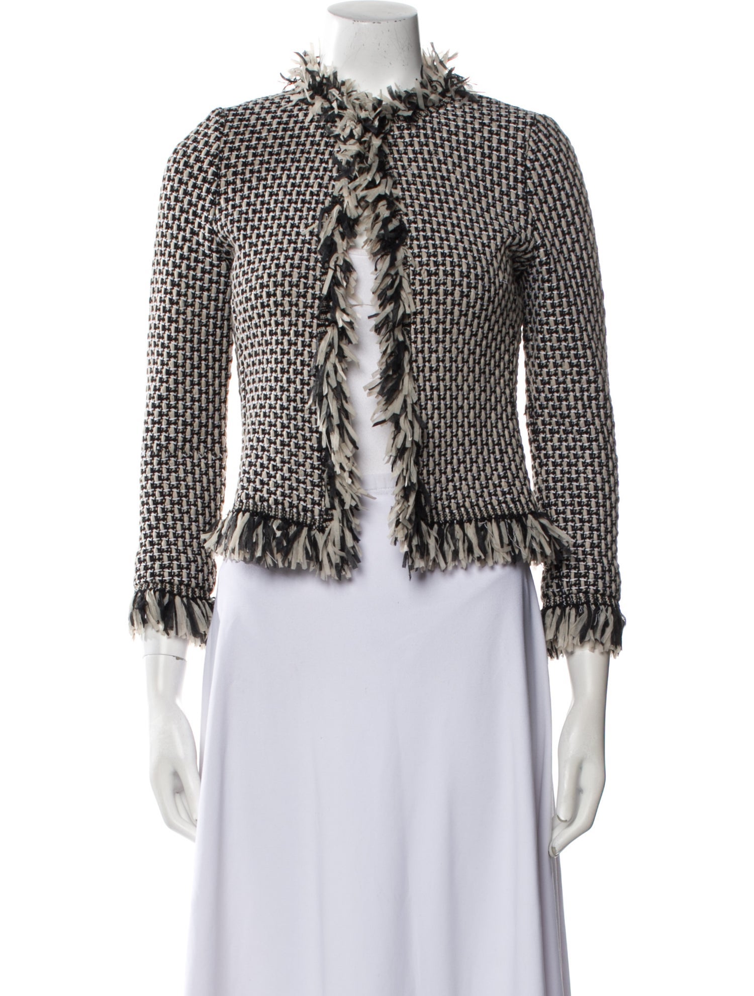 St. John Tweed Pattern Evening Jacket