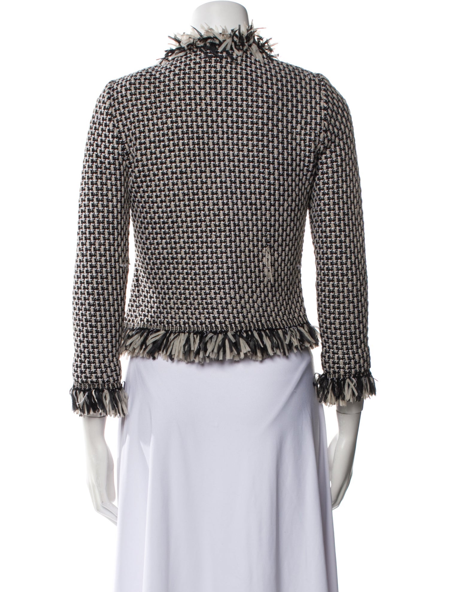 St. John Tweed Pattern Evening Jacket