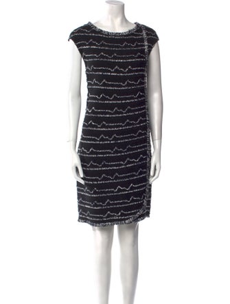 St. John Striped Mini Dress