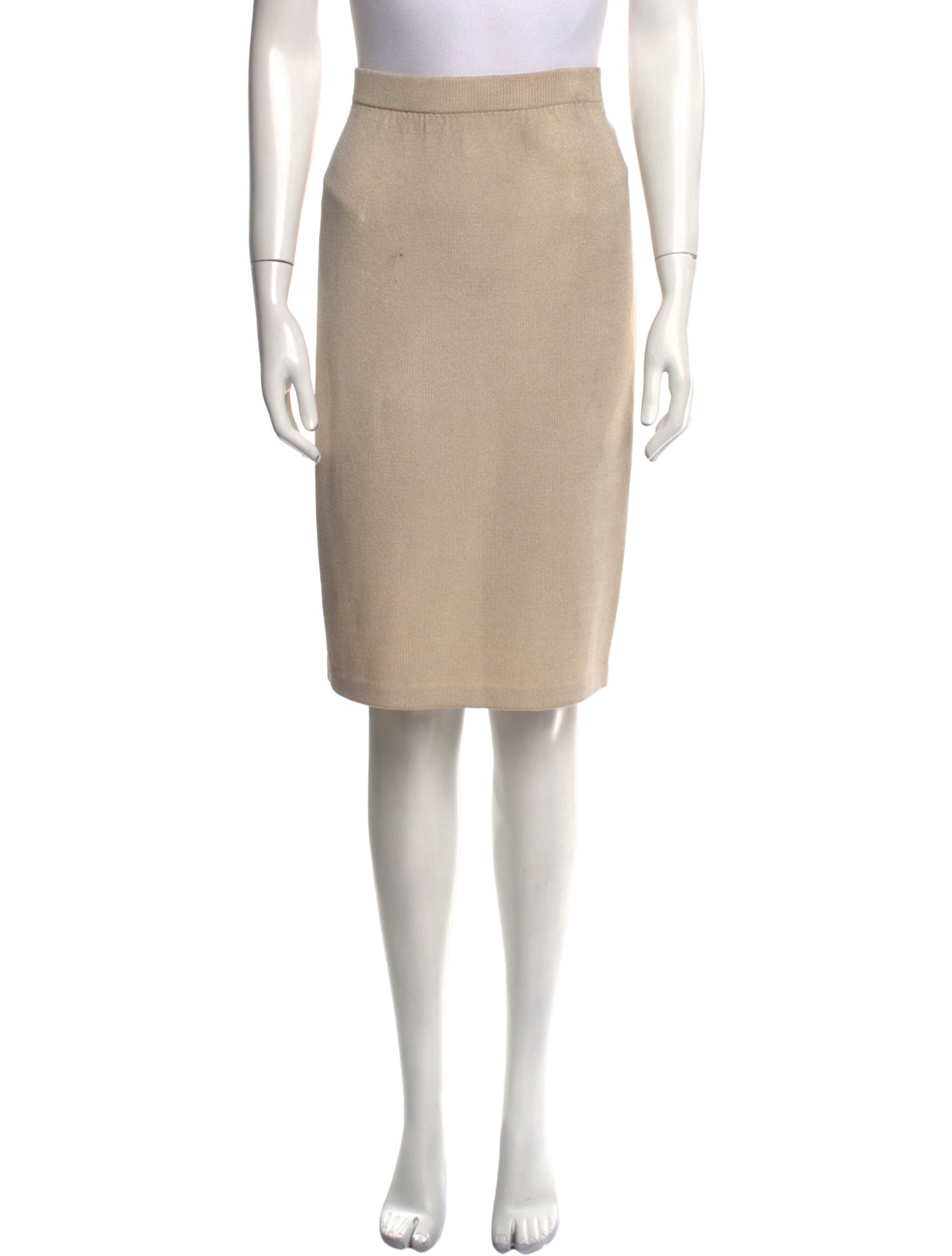 St. John Wool Knee-Length Skirt